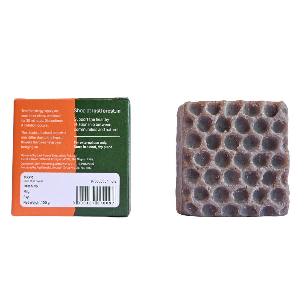 Artisanal Handmade 'Honeycomb' Beeswax Soap – Honey & Jaggery
